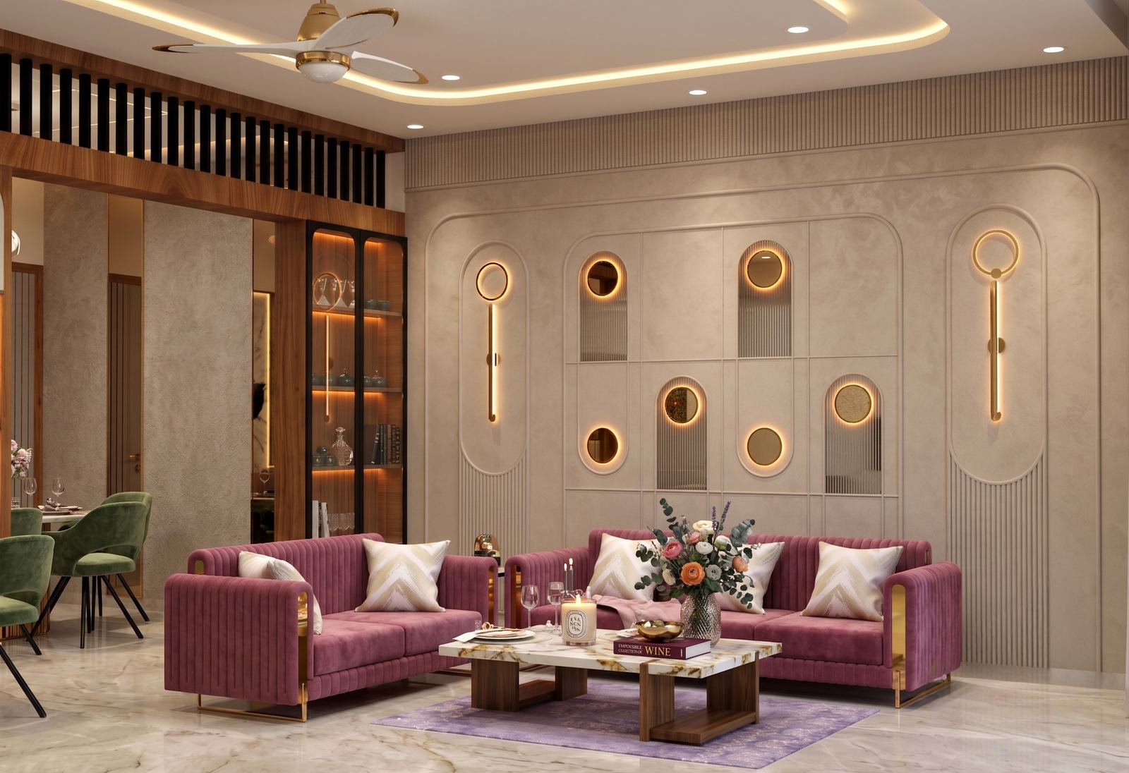 Adesh Garg Residence bedroom